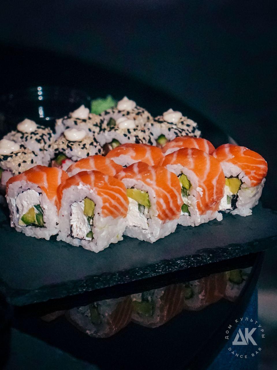 menu sushi